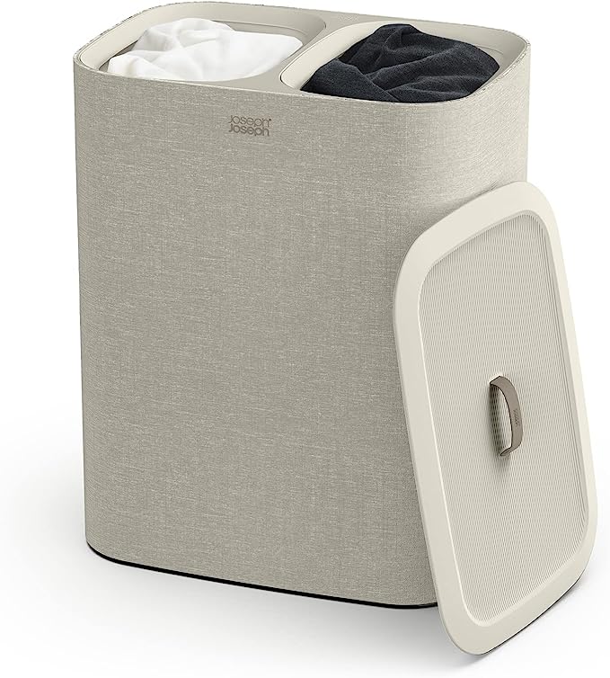 Joseph Joseph Tota 90-liter Laundry Hamper Separation Basket with lid