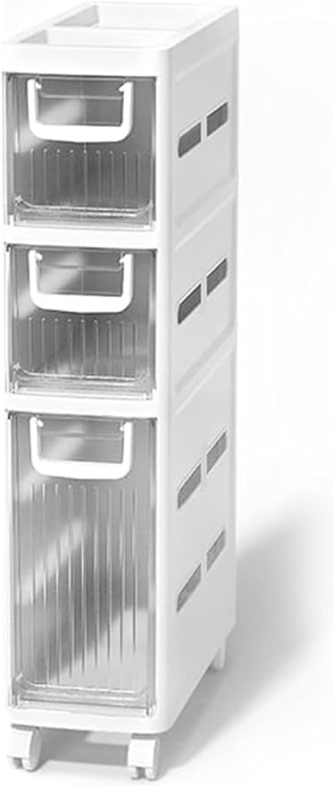 2/3/4-Tiers Small Bathroom Floor Cabinet Organizer