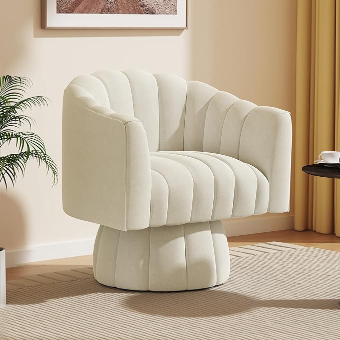 Dewhut Mid Century 360 Degree Swivel Armchair