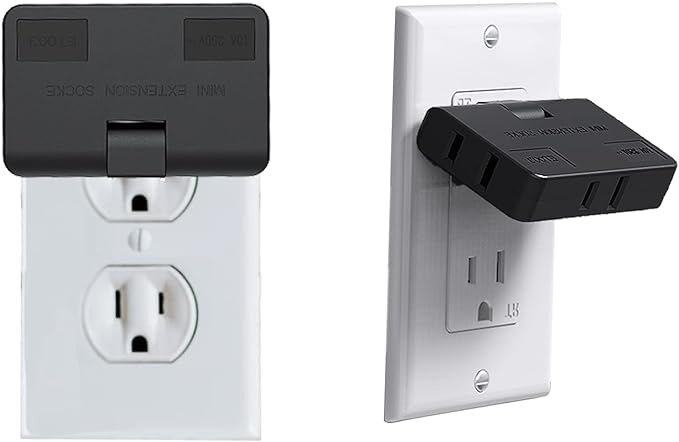 ETwinCoo Flat Outlet Adapter