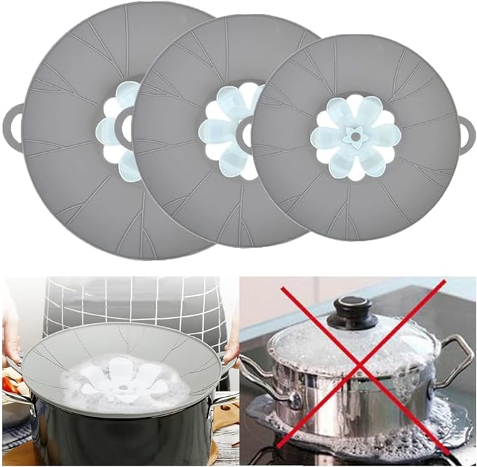 3 PCS Spill Stopper Lid Cover